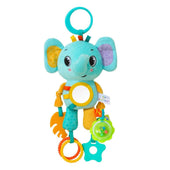 Feather & Fawn Sensory Hanging Toy For Pram | Elephant & Fox Pram Hanging Toy