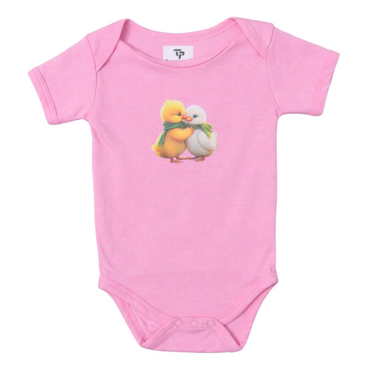 Feather & Fawn short sleeve baby bodysuit with nautical prints