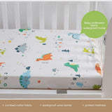 Feather & Fawn Snug & Safe Cotton Waterproof Fitted Sheets For Cots & Bassinets Fitted Sheet
