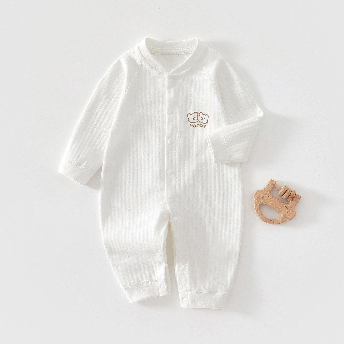 Feather & Fawn Ultra - Soft All - Season Baby Romper Collection Baby Clothes