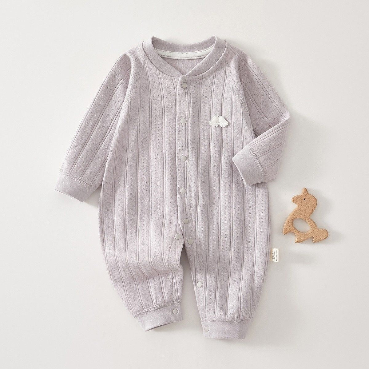 Feather & Fawn Ultra - Soft All - Season Baby Romper Collection Baby Clothes