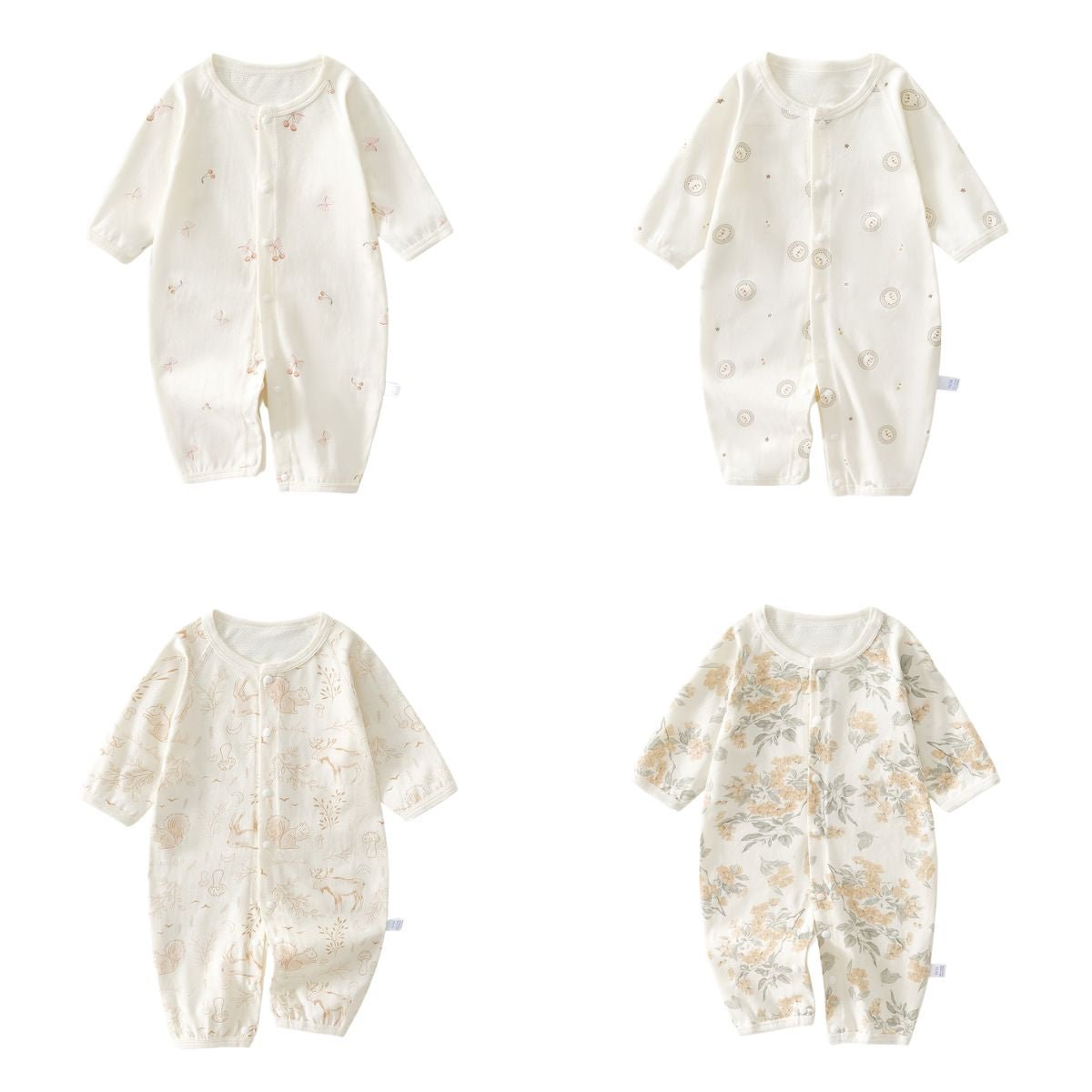 Feather & Fawn Ultra - Soft Breathable Baby Romper Baby Clothes
