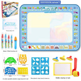 Kidst Aqua Water Doodle Mat - Mess - Free Water Drawing & Colouring Mat Drawing & Painting Kits