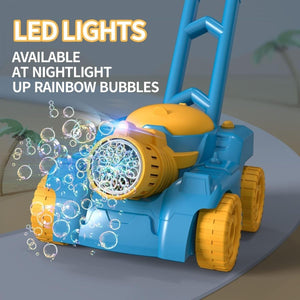Kidst Push - Along Bubble Walker Car with Bubble Lawn Mower Design Bubble Toys