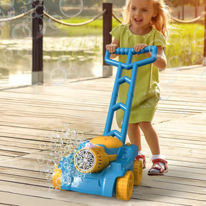 Kidst Push - Along Bubble Walker Car with Bubble Lawn Mower Design Bubble Toys