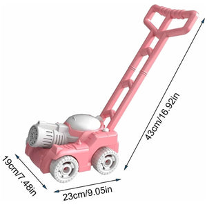 Kidst Push - Along Bubble Walker Car with Bubble Lawn Mower Design Bubble Toys