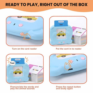 Kidstkidst 510 Word Talking Flash Cards | Toddler Speech & Learning Toy Vocabulary BuilderTalking Flash Cards - Babies Mart Australia