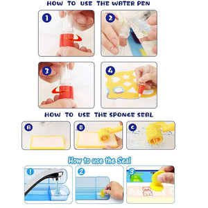 KidstKidst Aqua Water Doodle Mat - Mess - Free Water Drawing & Colouring MatDrawing & Painting Kits - Babies Mart Australia