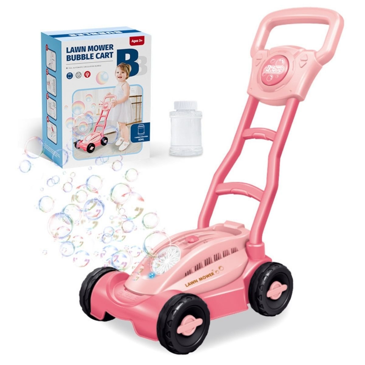 KidstKidst Push - Along Bubble Walker Car with Bubble Lawn Mower DesignBubble Toys - Babies Mart Australia