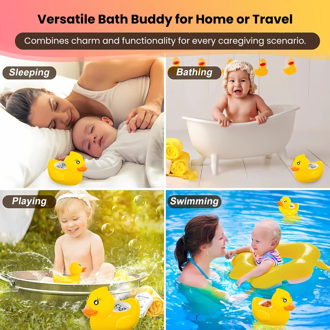 Kidstkidst SplashSafe Bath Thermometer & Floating Toy with Safety AlertBath Thermometer - Babies Mart Australia