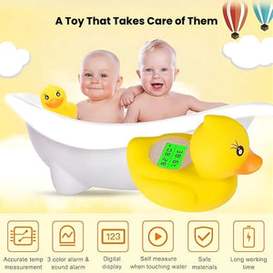 Kidstkidst SplashSafe Bath Thermometer & Floating Toy with Safety AlertBath Thermometer - Babies Mart Australia