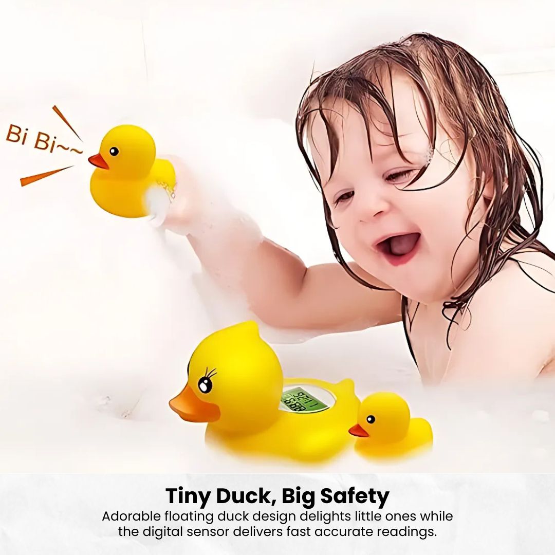 Kidstkidst SplashSafe Bath Thermometer & Floating Toy with Safety AlertBath Thermometer - Babies Mart Australia