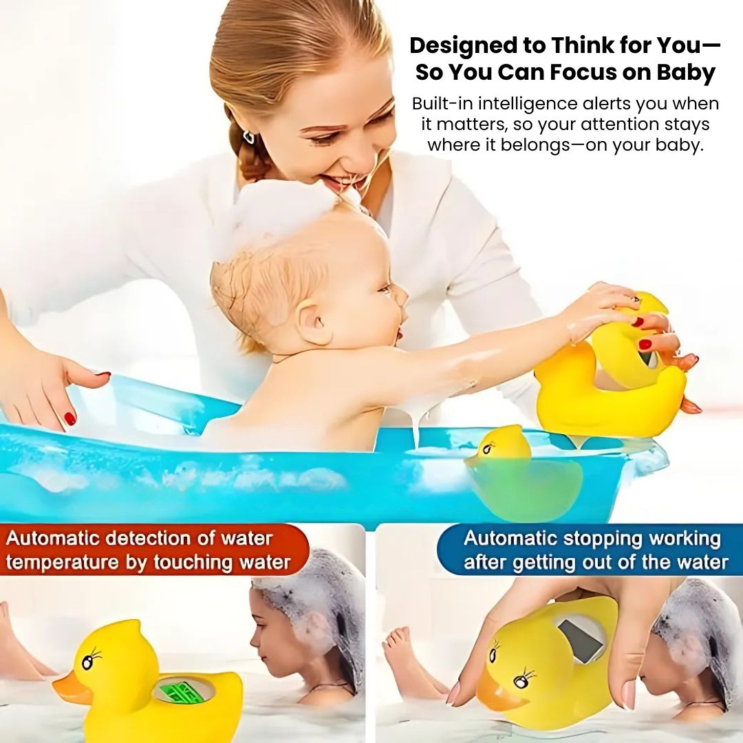 Kidstkidst SplashSafe Bath Thermometer & Floating Toy with Safety AlertBath Thermometer - Babies Mart Australia
