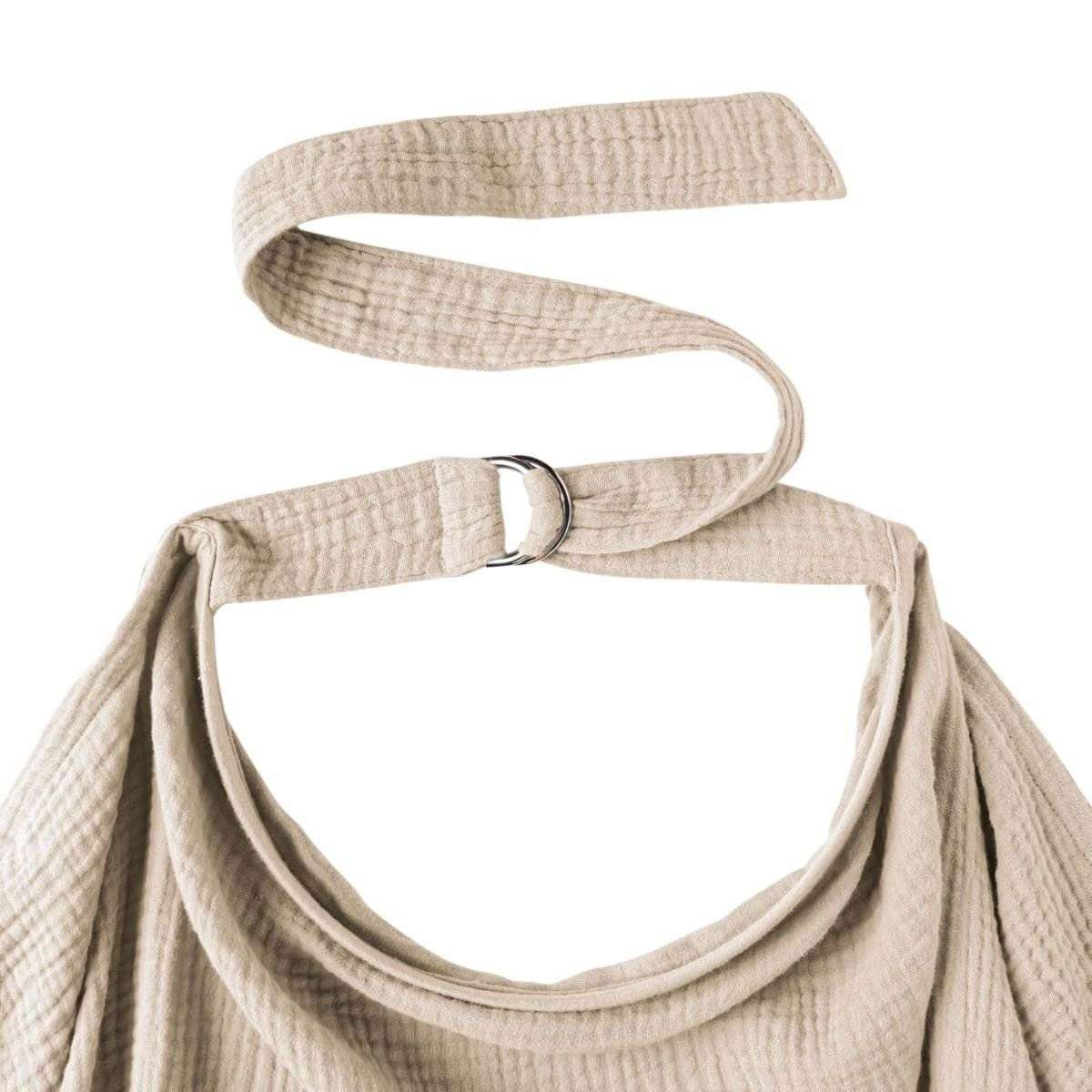 MaterniCare 360° breathable cotton breastfeeding cover with boned neckline
