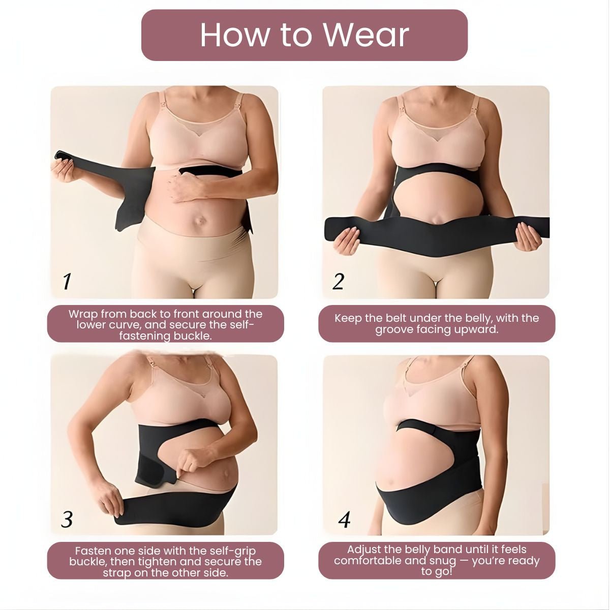 MaterniCare ComfortWrap Postpartum Support Belt | Ergonomic & Breathable Maternity Belt