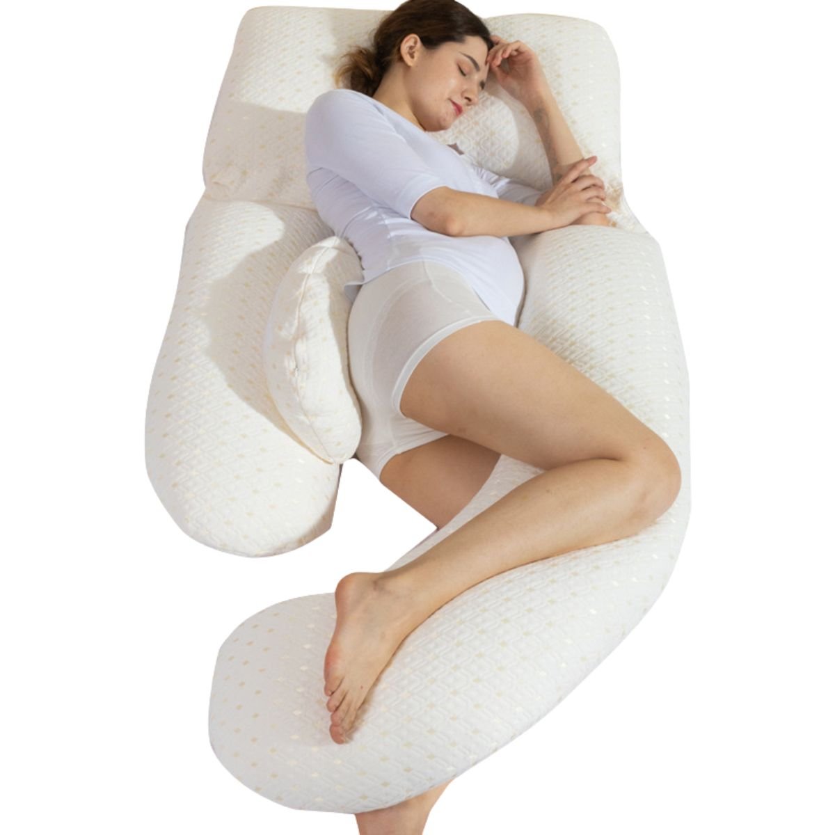 MaterniCare Pregnancy Comfort Kit With Belly Bands & Pregnancy Pillow Maternity Pillow