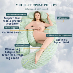 MaterniCare SnuggleMate Pregnancy, Maternity & Nursing Support Pillow Maternity Pillow