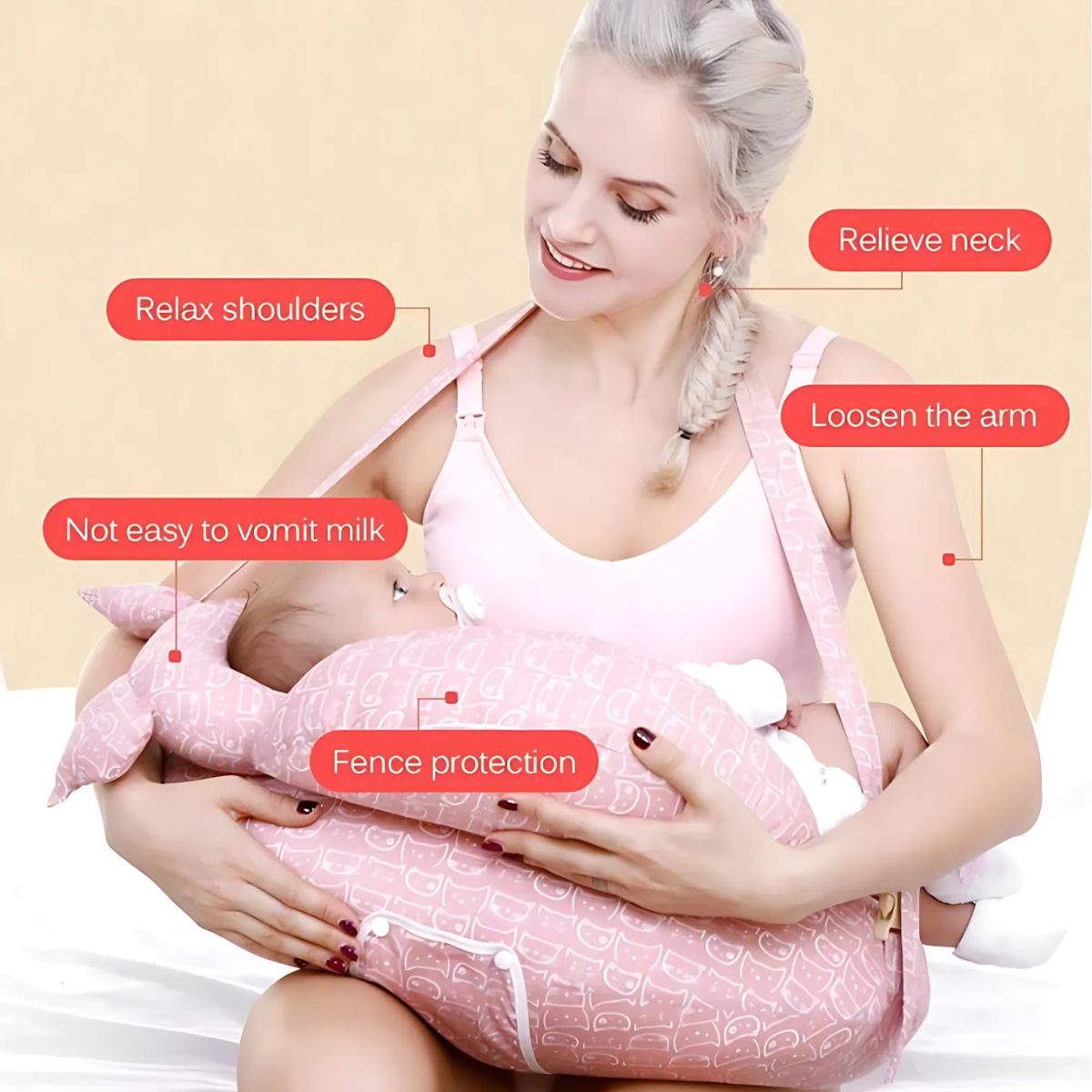 MaterniCareMaterniCare Embrace Nursing & Feeding Hands - Free Breastfeeding Support PillowBreastfeeding Pillow - Babies Mart Australia