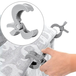 Movana Universal Stroller Blanket Clip | Windproof, Heavy - Duty Plastic Pram Clip for Securing Blankets, Toys & Muslins