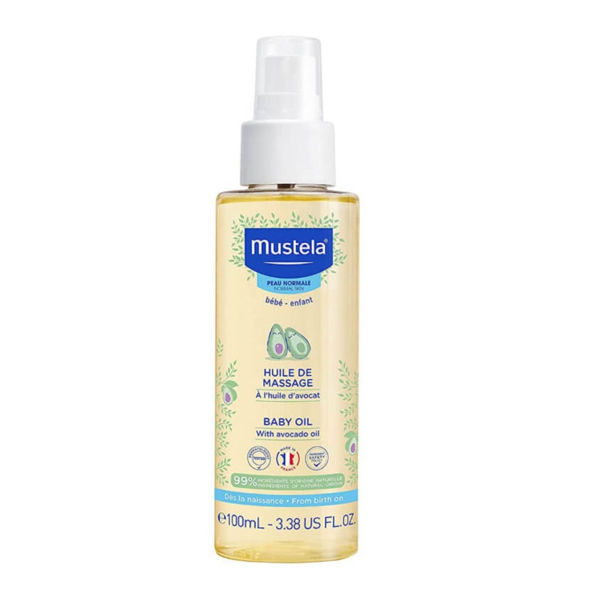 MustelaMustela Baby Massage Oil (110gr/100ml)Baby Skincare - Babies Mart Australia