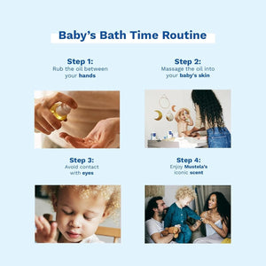 MustelaMustela Baby Massage Oil (110gr/100ml)Baby Skincare - Babies Mart Australia