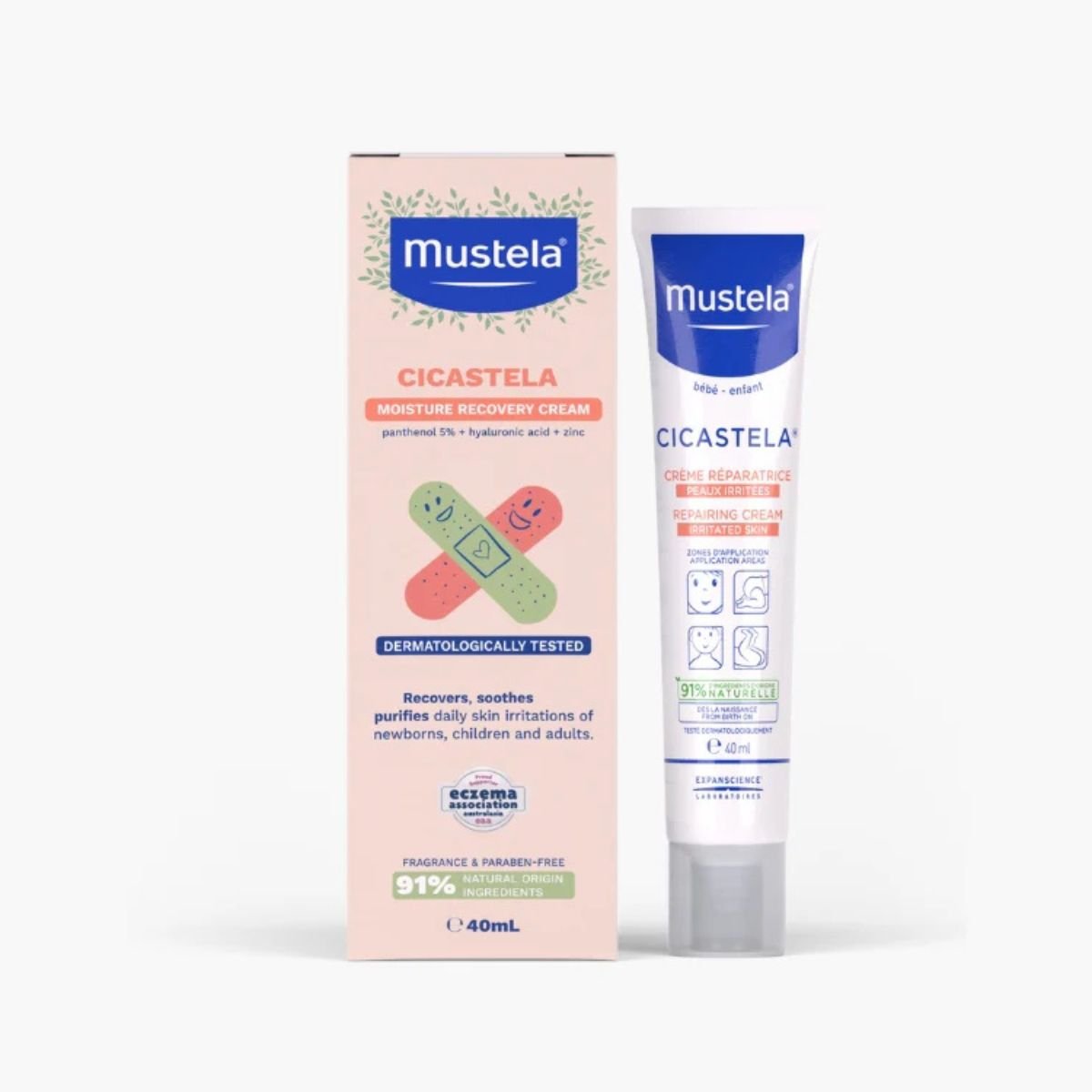 MustelaMustela Cicastela Recovery Cream (40ml)Baby Skincare - Babies Mart Australia