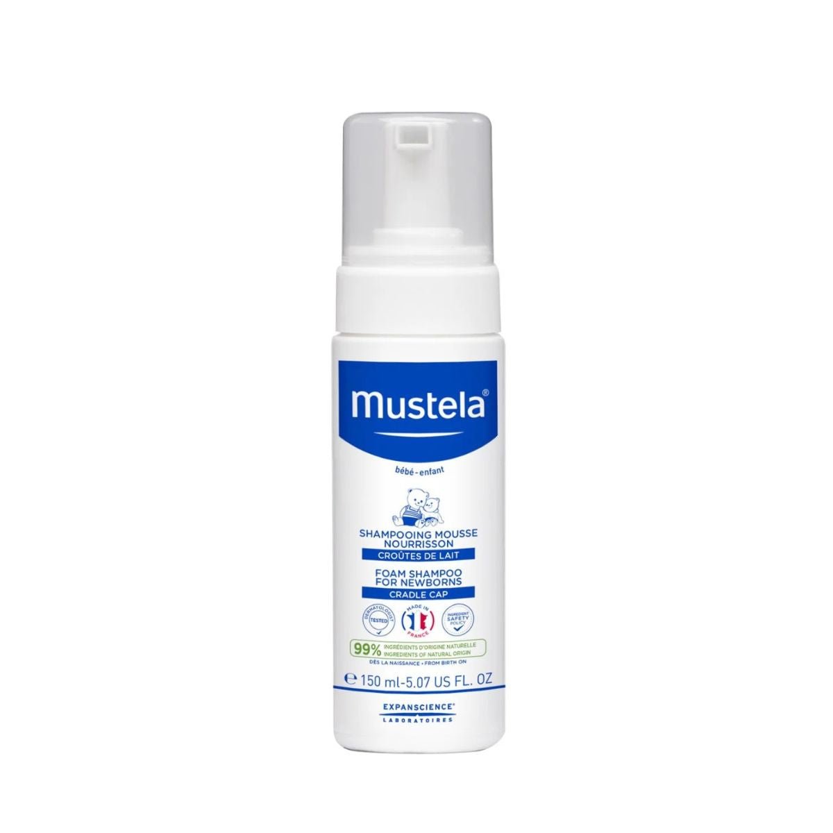 MustelaMustela Newborn Foam Shampoo (150ml)Baby Skincare - Babies Mart Australia