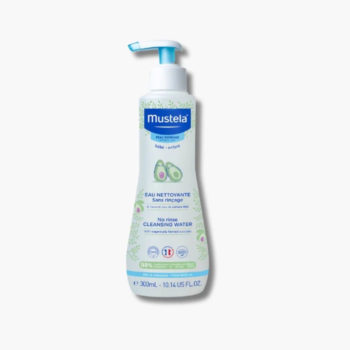 Mustela No Rinse Cleansing Water (300ml) Baby Skincare