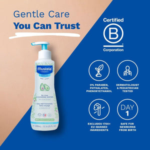 Mustela No Rinse Cleansing Water (300ml) Baby Skincare