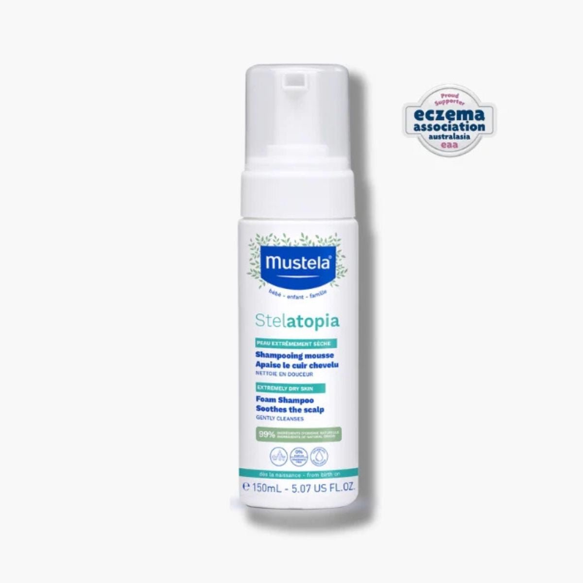 MustelaMustela Stelatopia Foam Shampoo (150ml)Baby Skincare - Babies Mart Australia
