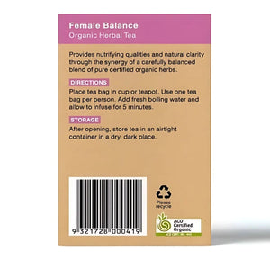Planet OrganicPlanet Organic Female Balance Tea BagsTea - Babies Mart Australia
