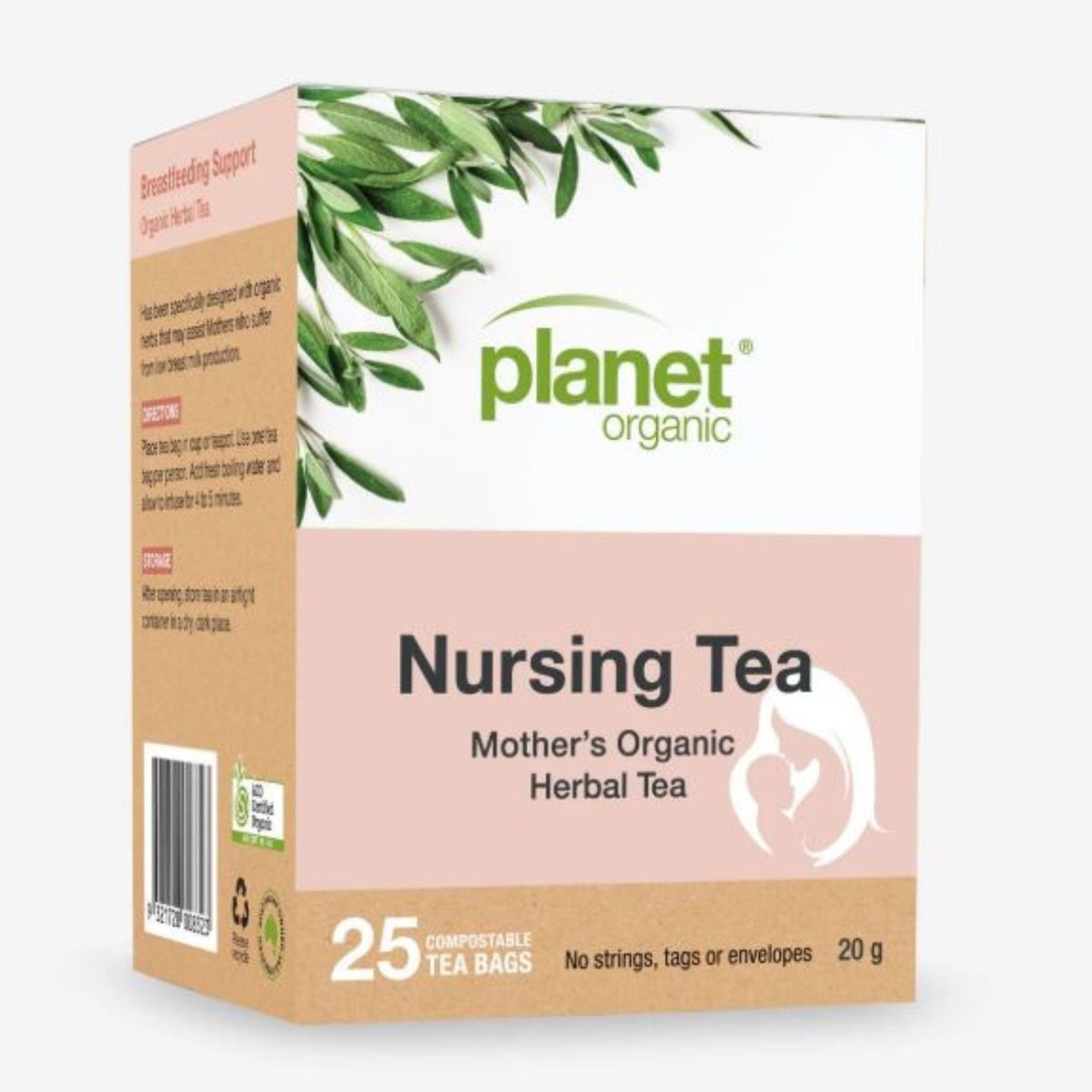 Planet OrganicPlanet Organic Nursing Herbal Tea BagsTea - Babies Mart Australia