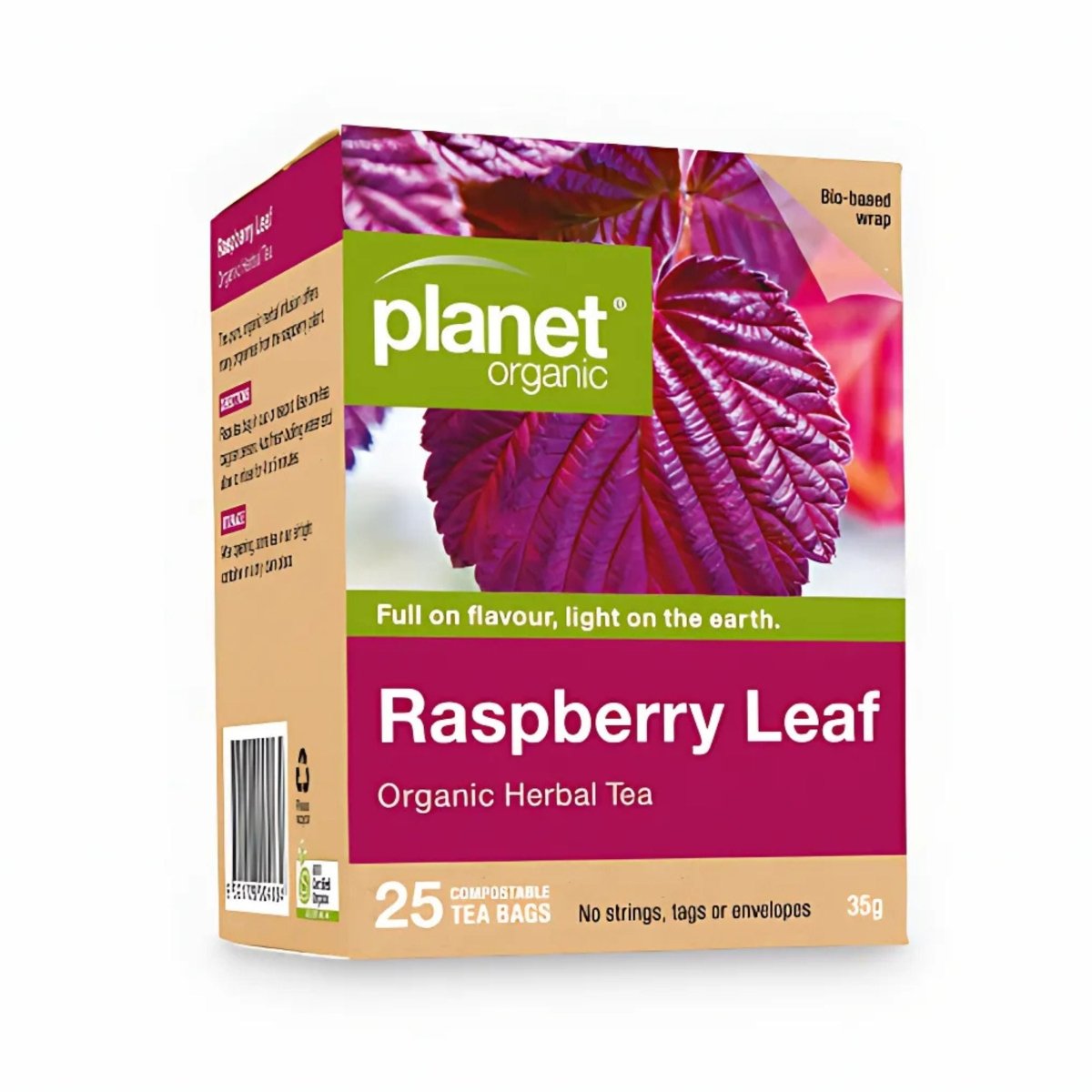 Planet OrganicPlanet Organic Raspberry Leaf Tea BagsTea - Babies Mart Australia