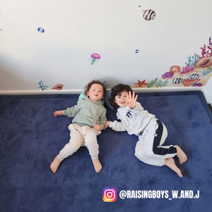 Toddly CushyCrawl V2.0 Memory Foam Play Mat | Waterproof Sensory Rug & Tatami - Style Soft Floor Mat Tatami Mat