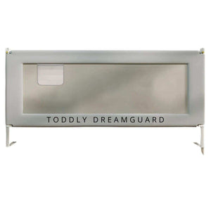 Toddly DreamGuard V2 adjustable baby bed rail with breathable mesh for secure stable sleep