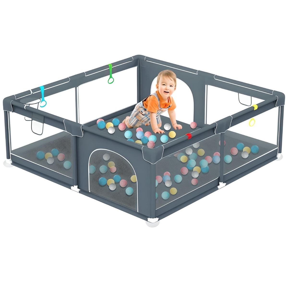 Toddly Explorer Max Baby Play Pen Safe, Stylish & Spacious for Your Child Baby Play Pen