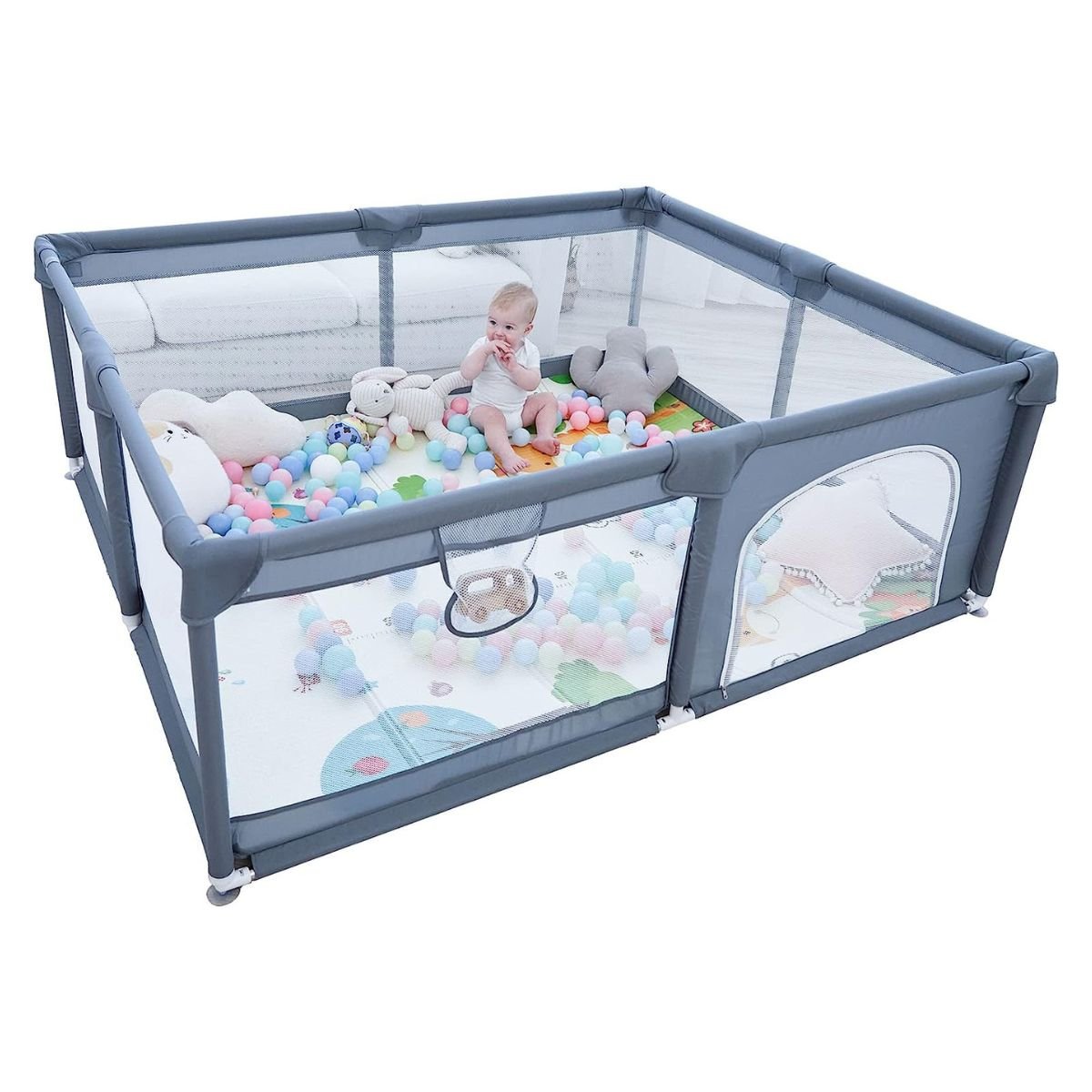 Toddly Explorer Max Baby Play Pen Safe, Stylish & Spacious for Your Child Baby Play Pen