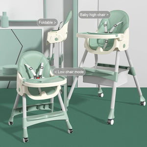 Toddly FlexiGrow 4 - in - 1 Baby High Chair Upgraded with Enhanced Safety High Chair