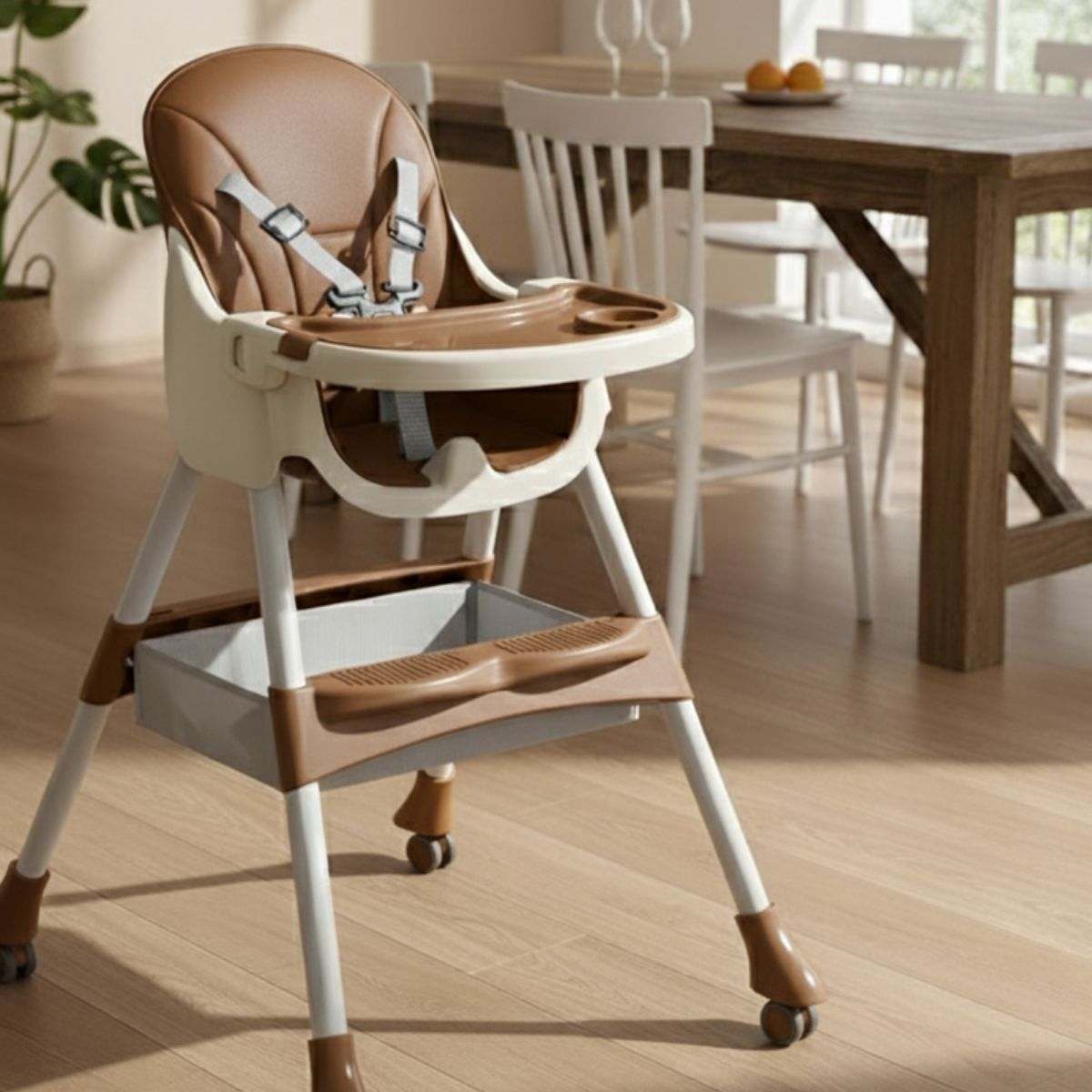 Toddly FlexiGrow 4-in-1 Baby High Chair Upgraded with Enhanced