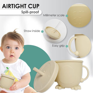Toddly MealMate Silicone Feeding Set for Baby Led Weaning & Self Feeding Silicone Feeding Set