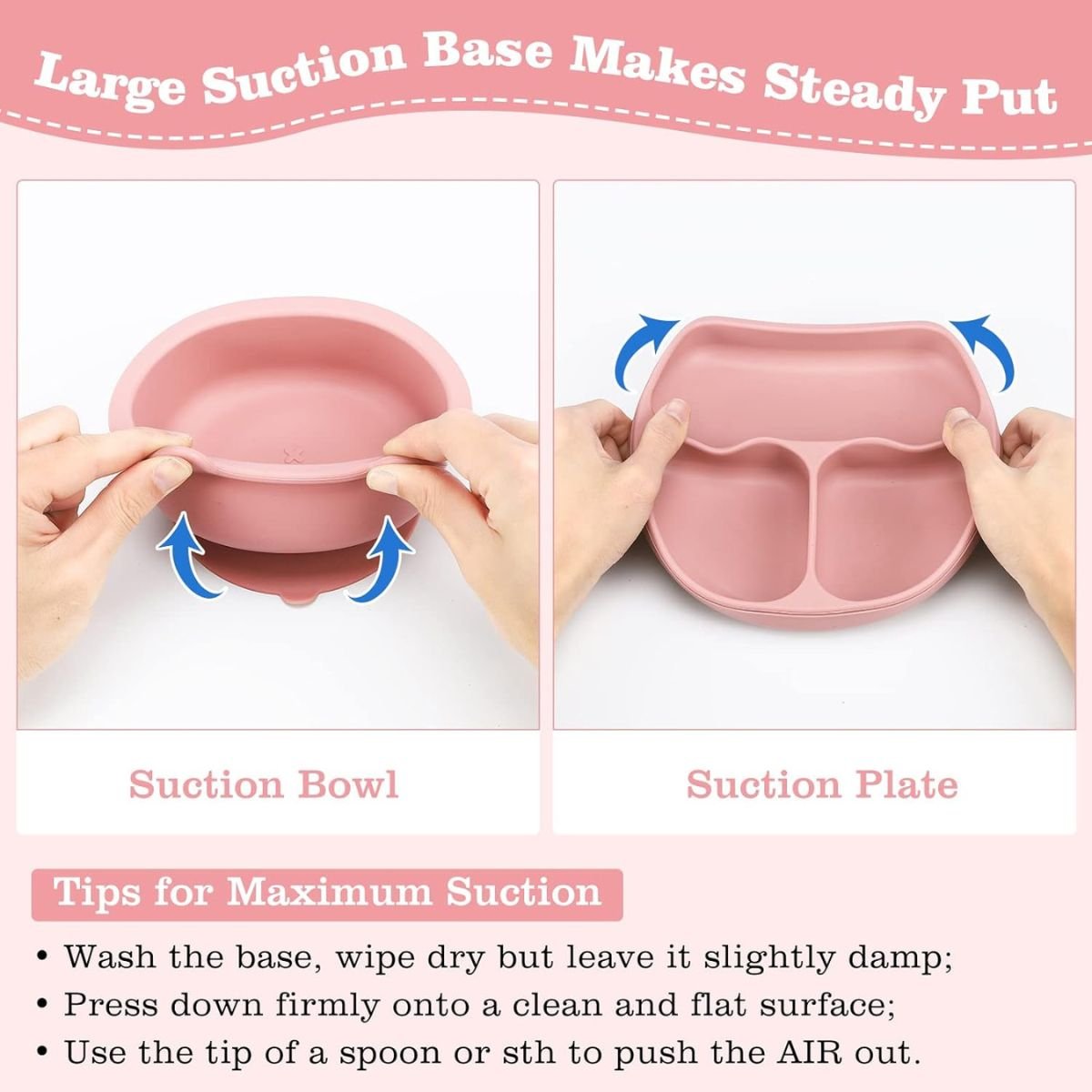 Toddly MealMate Silicone Feeding Set for Baby Led Weaning & Self Feeding Silicone Feeding Set
