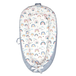 Toddly SnuggleNest Baby Nest Adjustable Baby Lounger 100% Cotton OEKO - Tex Certified Baby Nest