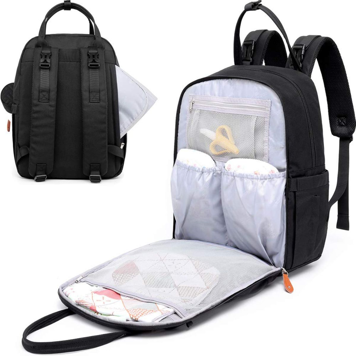 Toddly Urban Ease Series Diaper Bag - Chic Nappy Bag for Daily Baby Essentials Nappy Bags