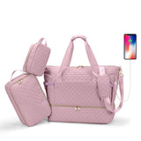 Toddly UrbanEase Tote Nappy Bag Carryall Large - Capacity Travel - Friendly Baby Bag Nappy Bags