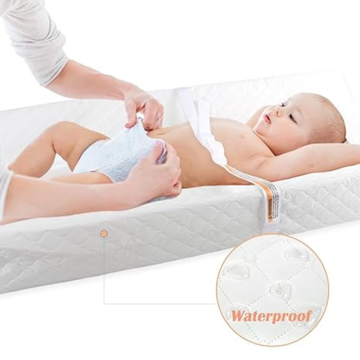 Toddly WipeEase Baby Changing Pad: Safe, Waterproof, Urineproof & Chemical Free Changing Pad