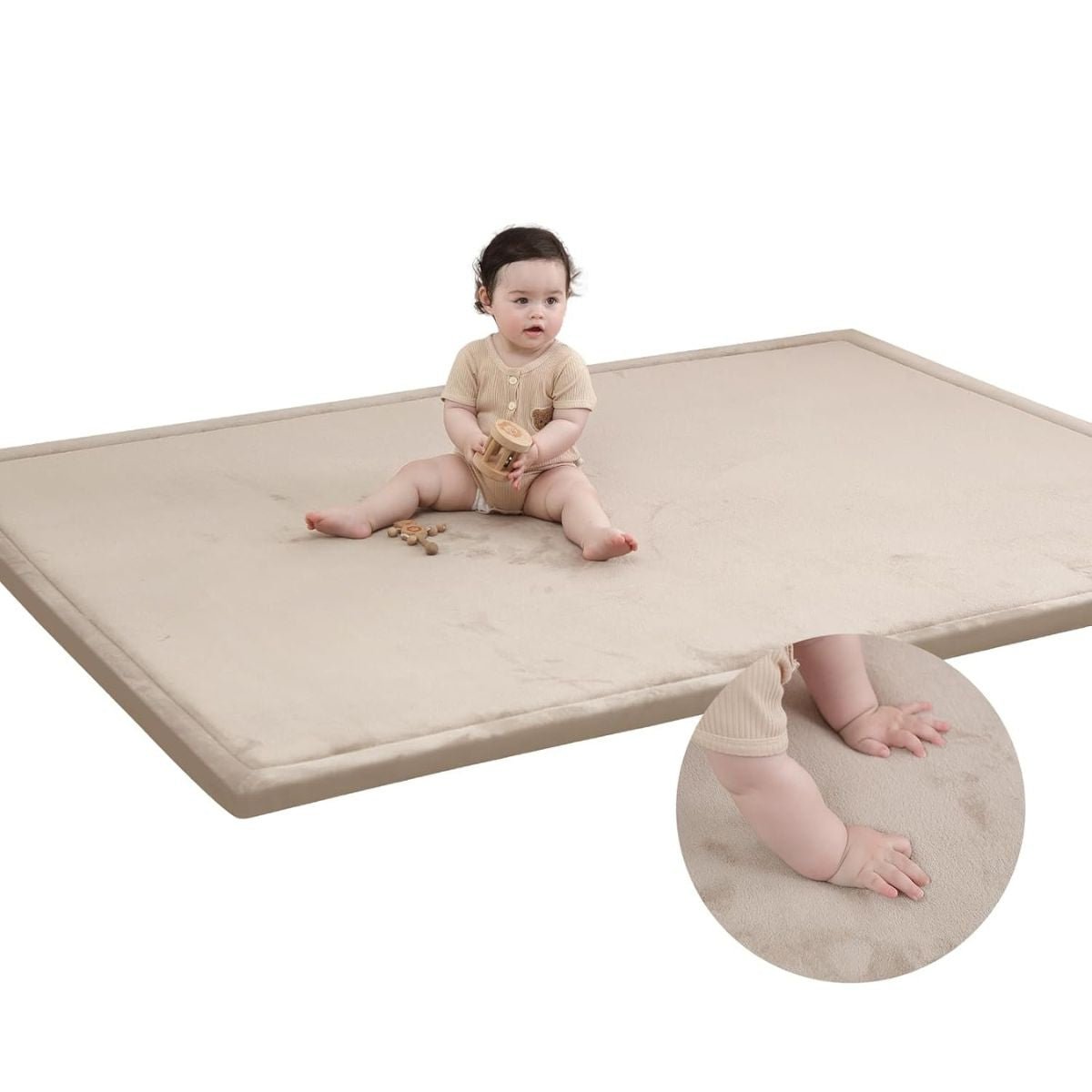 Toddly CushyCrawl Baby Play Mat Memory Foam Soft Sensory Tatami Mat Babies Mart Australia