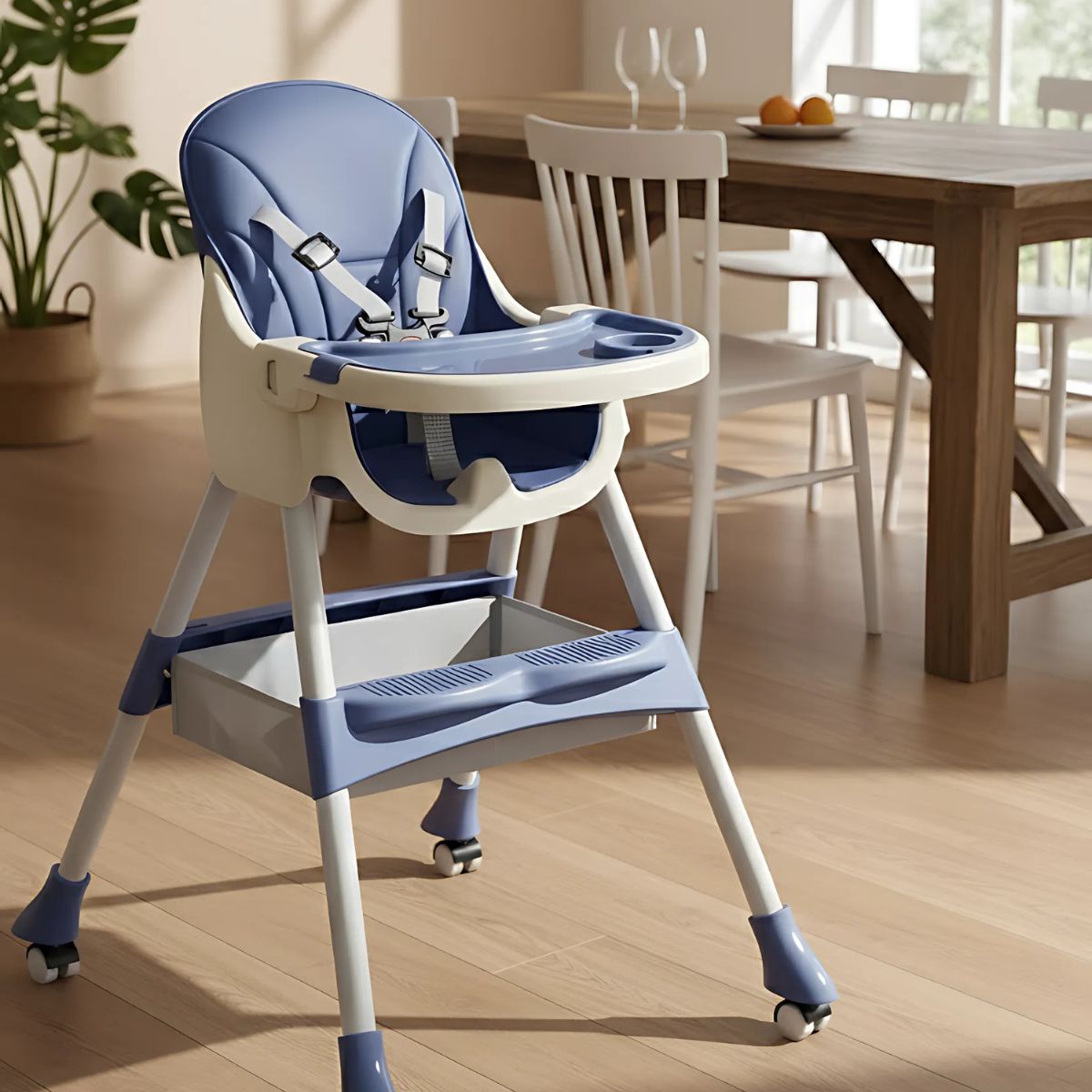 Toddly FlexiGrow 4 - in - 1 Baby High Chair Upgraded with Enhanced Safety High Chair