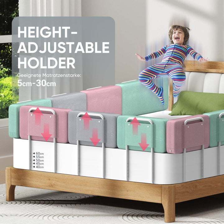 ToddlyToddly FoamGuard Toddler Bed Rail Adjustable Height, Soft & Easy InstallBaby Bed Rails - Babies Mart Australia