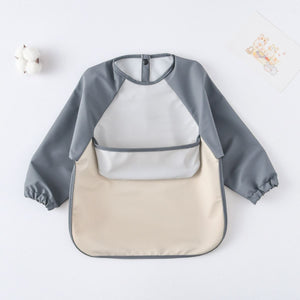 ToddlyToddly Long Sleeve Bib | Waterproof, Full - Coverage Smock for Babies & ToddlersFull Sleeves Bib - Babies Mart Australia