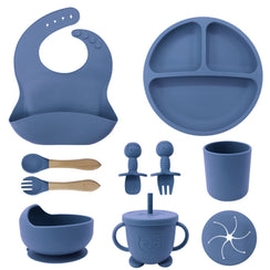 Toddly MealMate Silicone Feeding Set for Baby Led Weaning & Self Feeding Silicone Feeding Set